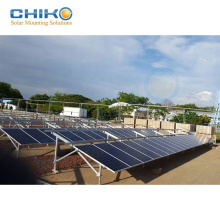 Ground Solar Energy Mounting Structures System with Ground Screw